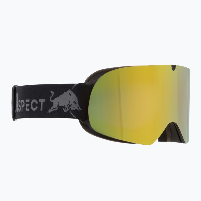 Гірськолижні окуляри Red Bull SPECT Rush matt black/smoke with yellow mirror