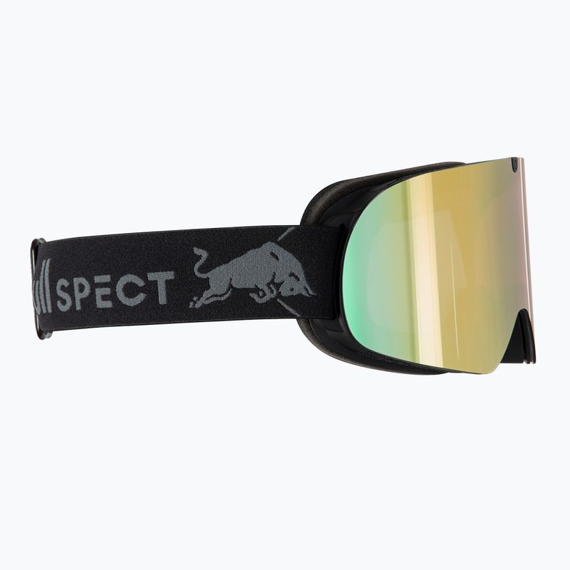 Гірськолижні окуляри Red Bull SPECT Rush matt black/smoke with yellow mirror 3