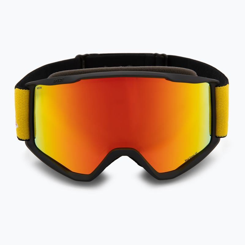 Окуляри гірськолижні Red Bull SPECT Neon black/orange with red mirror 2
