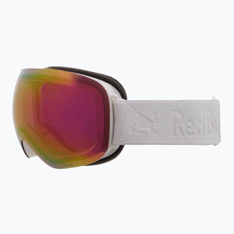 Гірськолижні окуляри Red Bull Spect Bent matt white/red with pink purple mirror 2