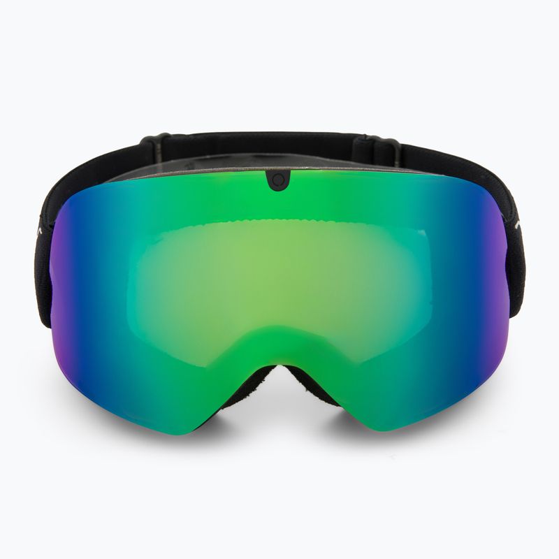 Окуляри гірськолижні Red Bull SPECT Rush matt black/brown with green mirror 2