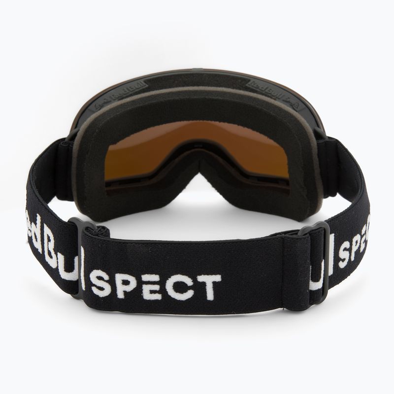 Окуляри гірськолижні Red Bull SPECT Rush matt black/brown with green mirror 3