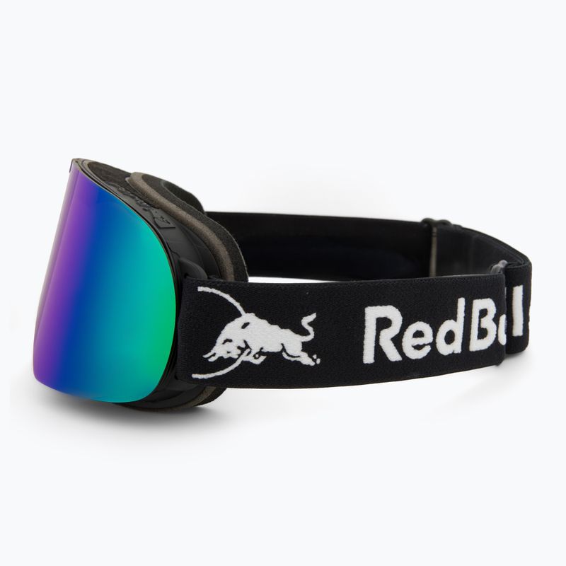 Окуляри гірськолижні Red Bull SPECT Rush matt black/brown with green mirror 4
