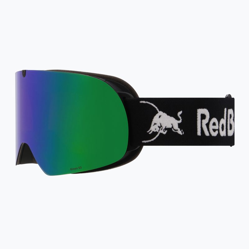 Лижні окуляри Red Bull SPECT Rush matt black/brown with green mirror 2