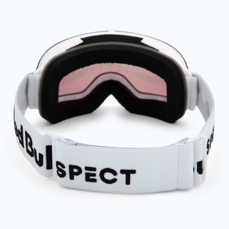 Окуляри гірськолижні Red Bull SPECT Rush matt white/red with pink purple mirror 3