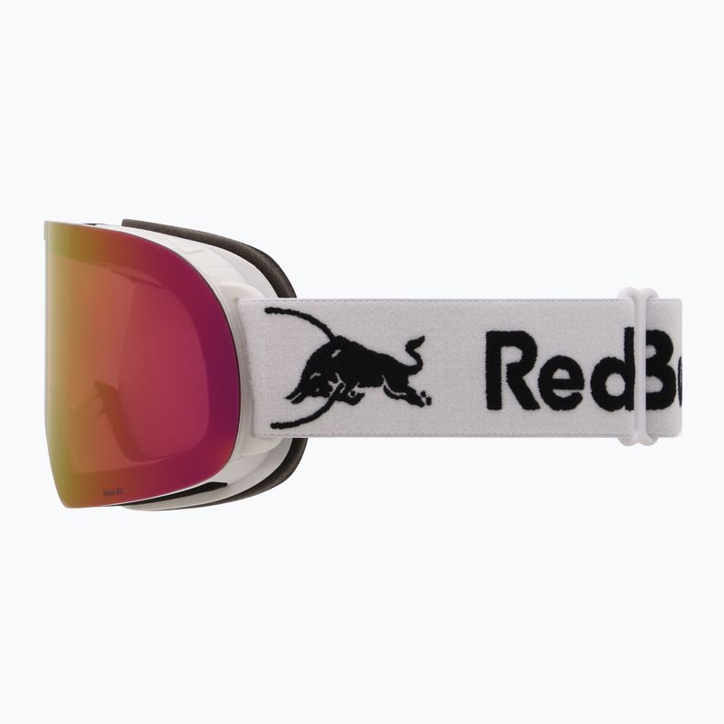 Окуляри гірськолижні Red Bull SPECT Rush matt white/red with pink purple mirror 8