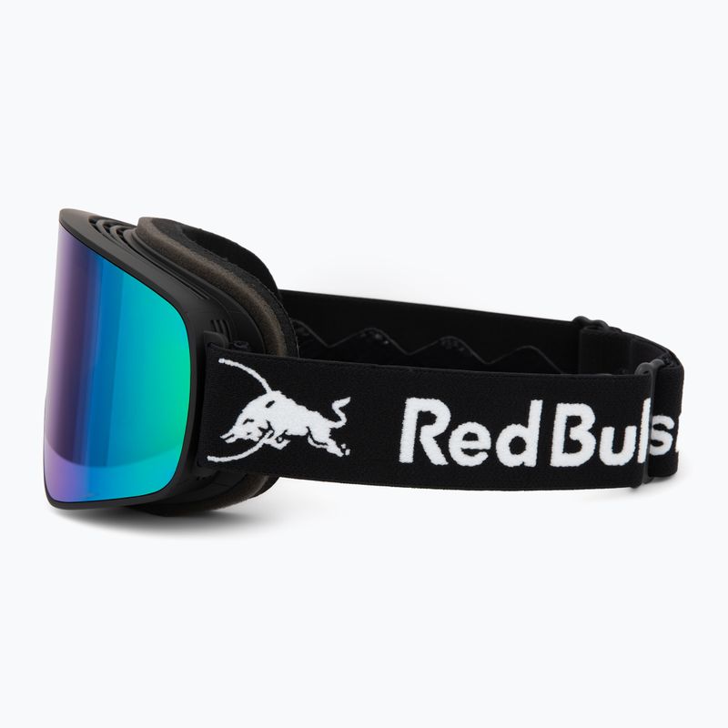 Окуляри гірськолижні Red Bull SPECT Rush matt black/brown with green mirror 4