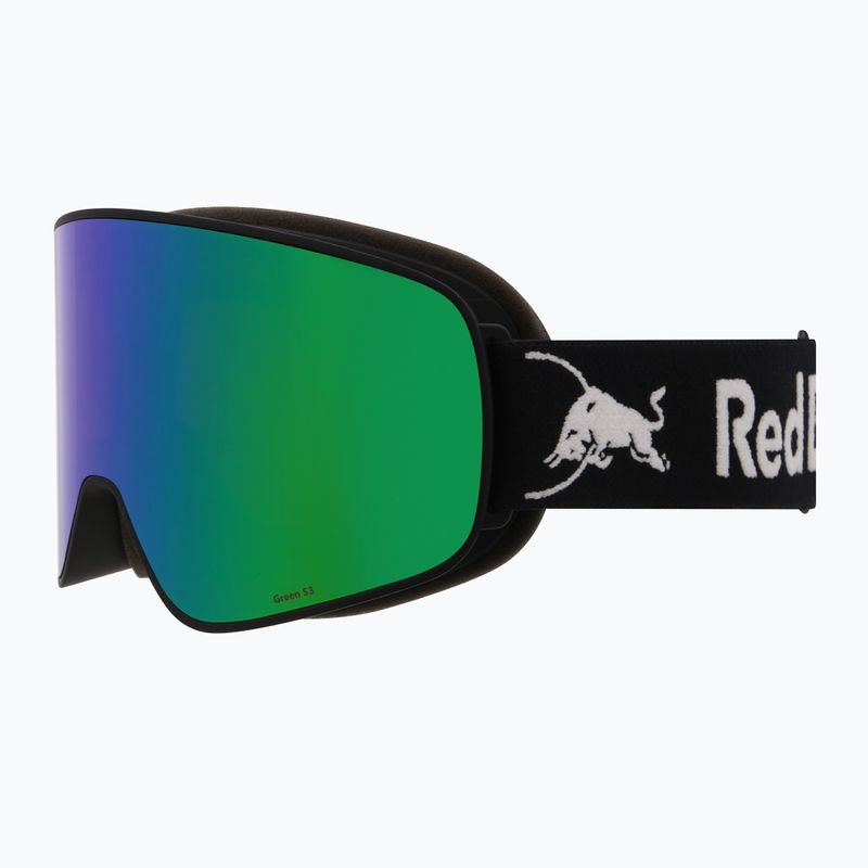 Лижні окуляри Red Bull SPECT Rush matt black/brown with green mirror 2