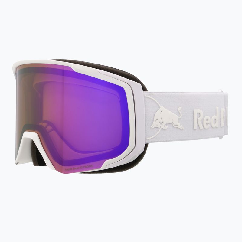 Гірськолижна маска Red Bull SPECT Jibb matt white/orange with purple mirror 2