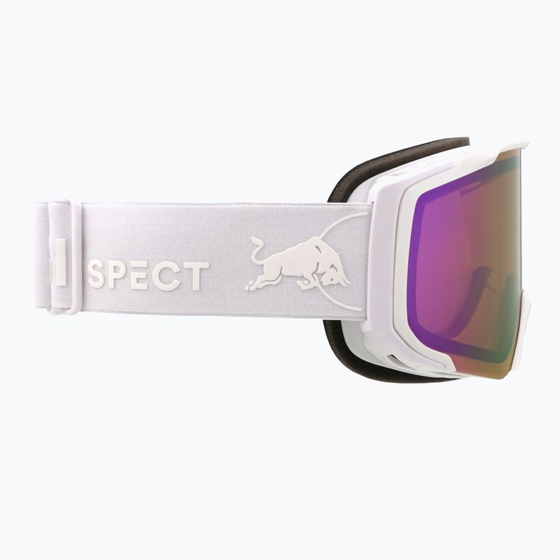 Гірськолижна маска Red Bull SPECT Jibb matt white/orange with purple mirror 3