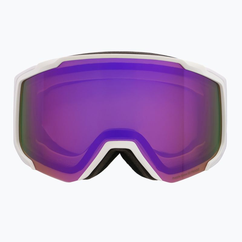Гірськолижна маска Red Bull SPECT Jibb matt white/orange with purple mirror 5