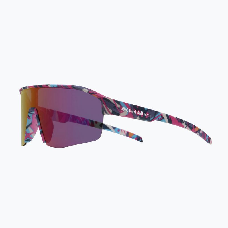 Окуляри сонцезахисні Red Bull SPECT Dundee matt blue-pink pattern/smoke pink-yellow mirror 3