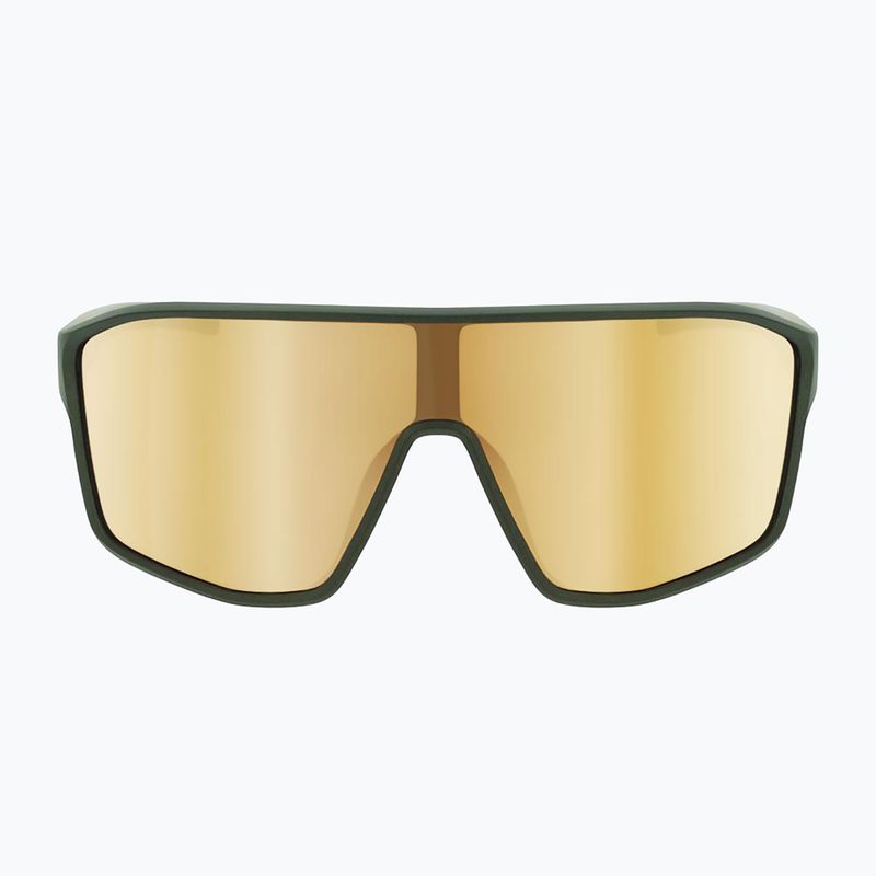 Окуляри сонцезахисні Red Bull SPECT Daft matt metallic olive/ brown with gold mirror 3