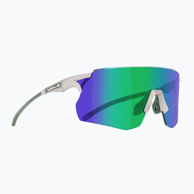 Окуляри сонцезахисні Red Bull SPECT Ruffy IB matt metallic light grey/green with green mirror