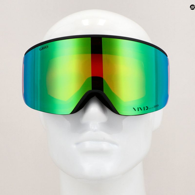 Окуляри гірськолижні Giro Axis black wordmark/emerald/infrared 11