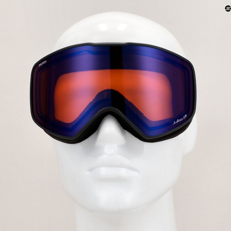 Окуляри гірськолижні Julbo Pulse black/goldange/flash blue 7