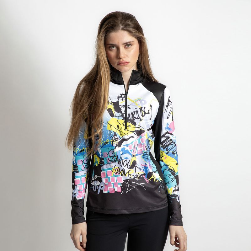 Жіночий світшот Sportalm Bonny Print чорний 2
