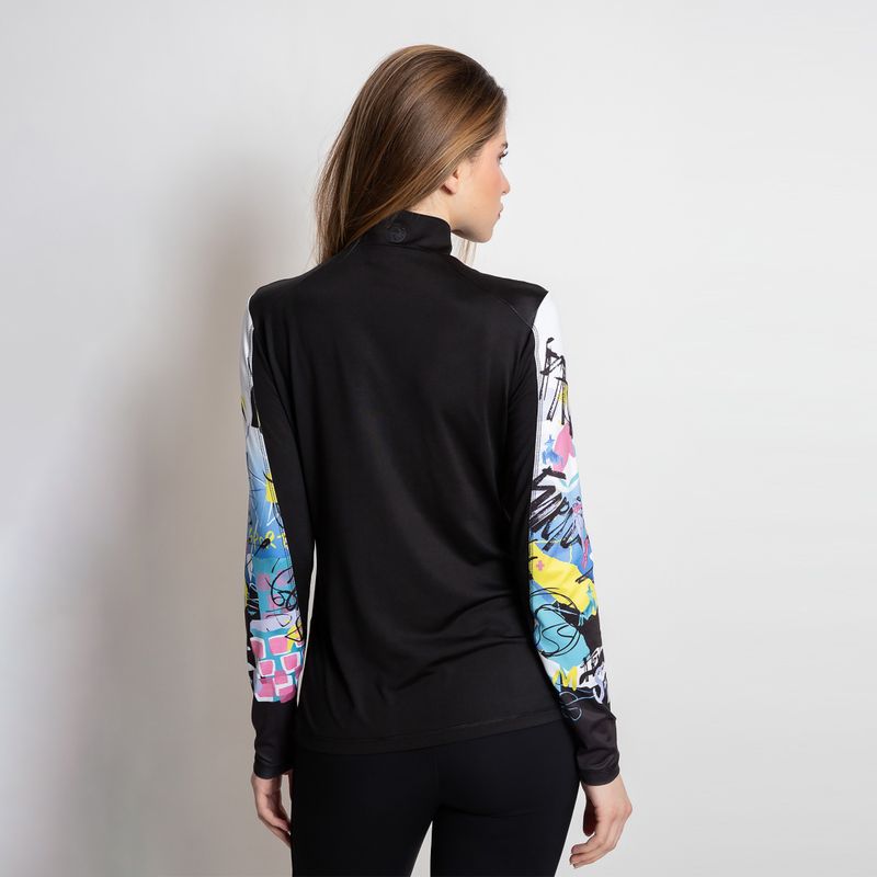 Жіночий світшот Sportalm Bonny Print чорний 4