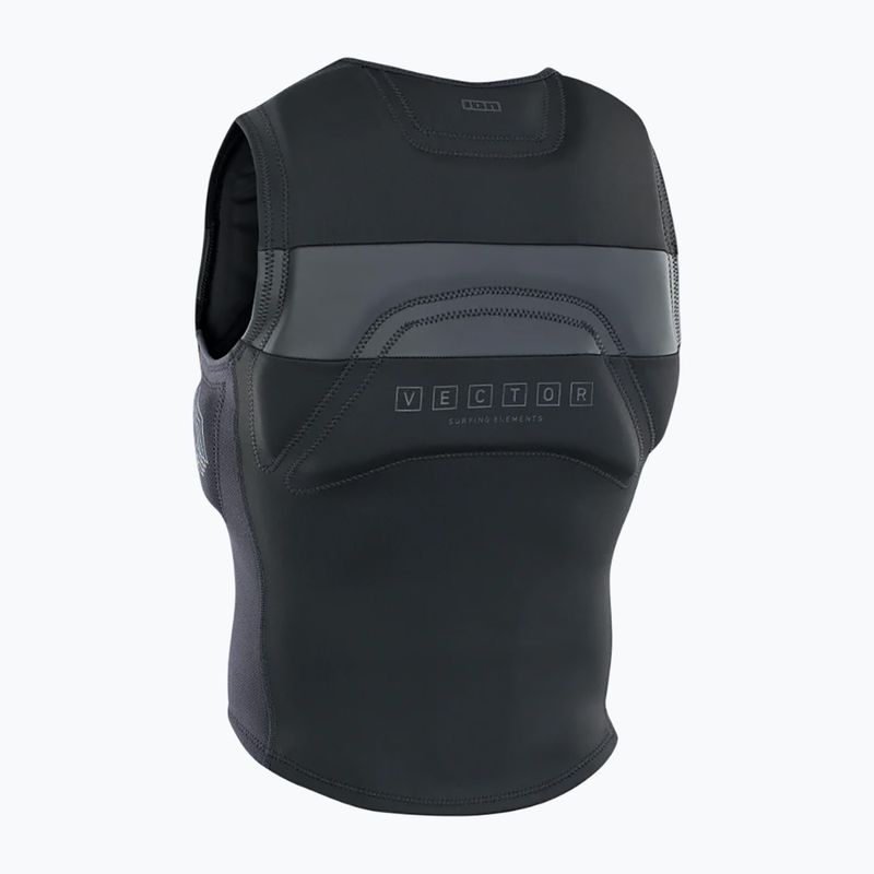 Чоловічий захисний жилет ION Vector Amp Front Zip чорний 2