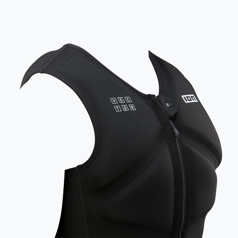 Чоловічий захисний жилет ION Vector Amp Front Zip чорний 3