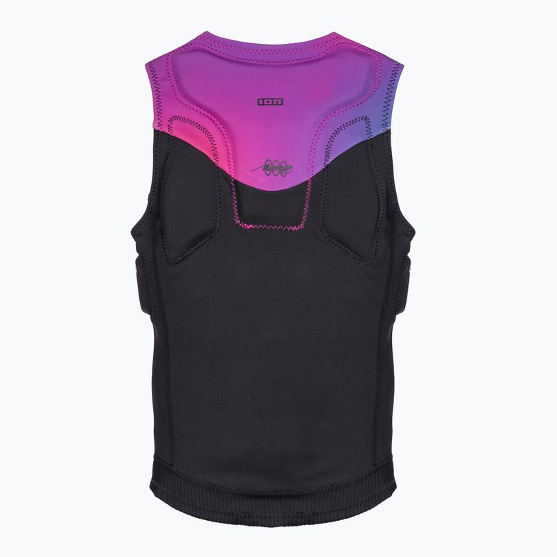 Жилет захисний жіночий ION Ivy Front Zip чорно-рожевий 48233-4169 2