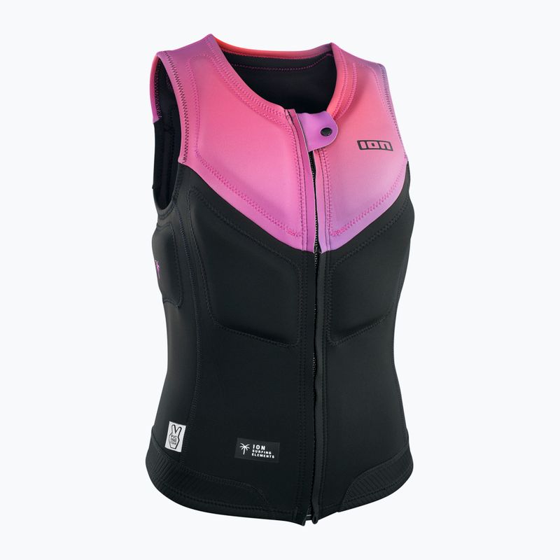 Жилет захисний жіночий ION Ivy Front Zip чорно-рожевий 48233-4169 7