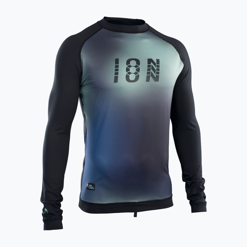 Футболка для плавання чоловіча ION Lycra Maze чорно-синя 48232-4230