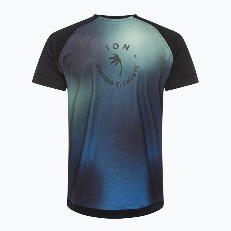 Футболка для плавання чоловіча ION Wetshirt чорно-синя 48232-4261 2