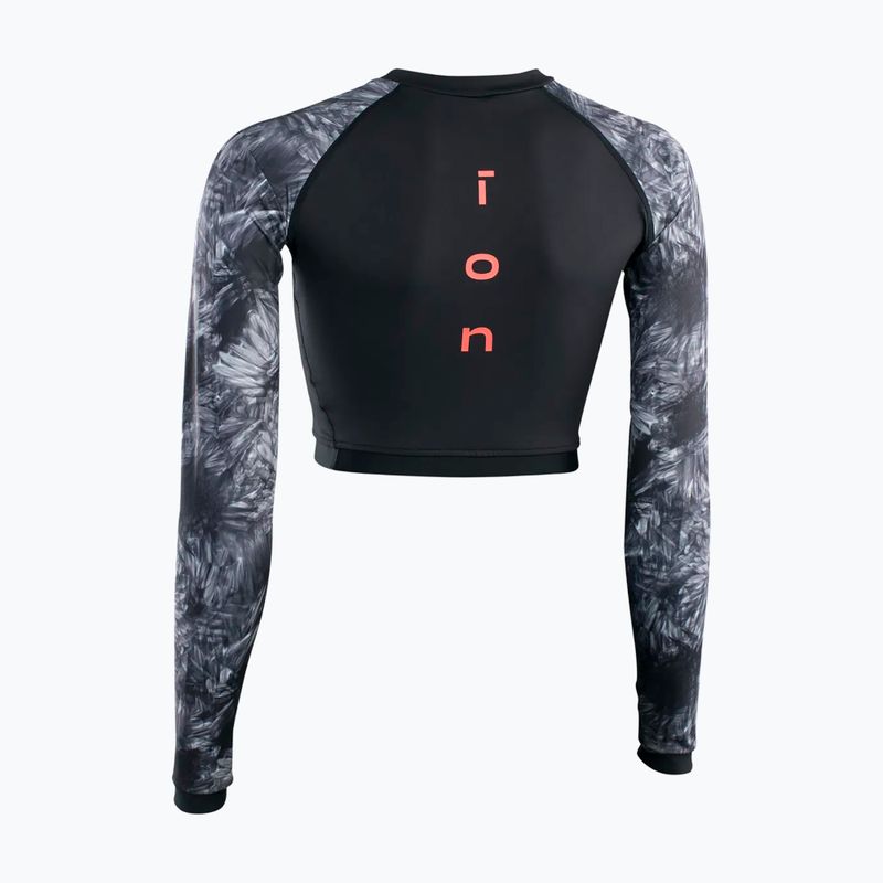 Лонгслів для плавання жіночий Shorty UV black 2