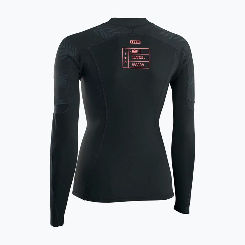 Лонгслів для плавання жіночий ION Neo Zip Top 1.5 black 3