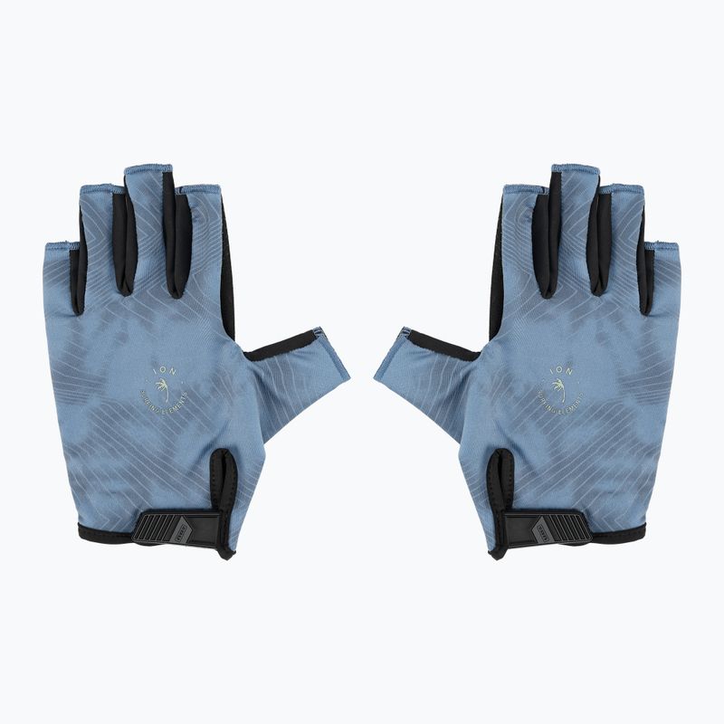 Рукавиці для водних видів спорту ION Amara Half Finger чорно-блакитні 48230-4140 3