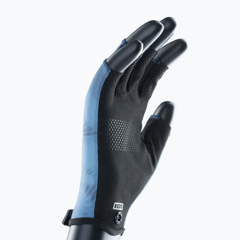 Рукавиці для водних видів спорту ION Amara Half Finger чорно-блакитні 48230-4140 6