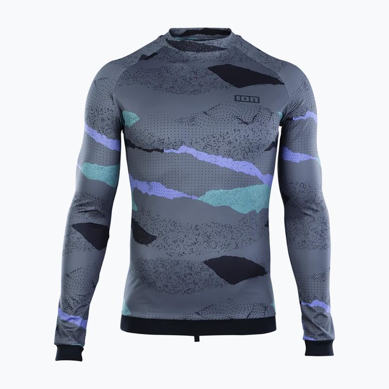 Лонгслів для плавання чоловічий ION Lycra Maze dark collage