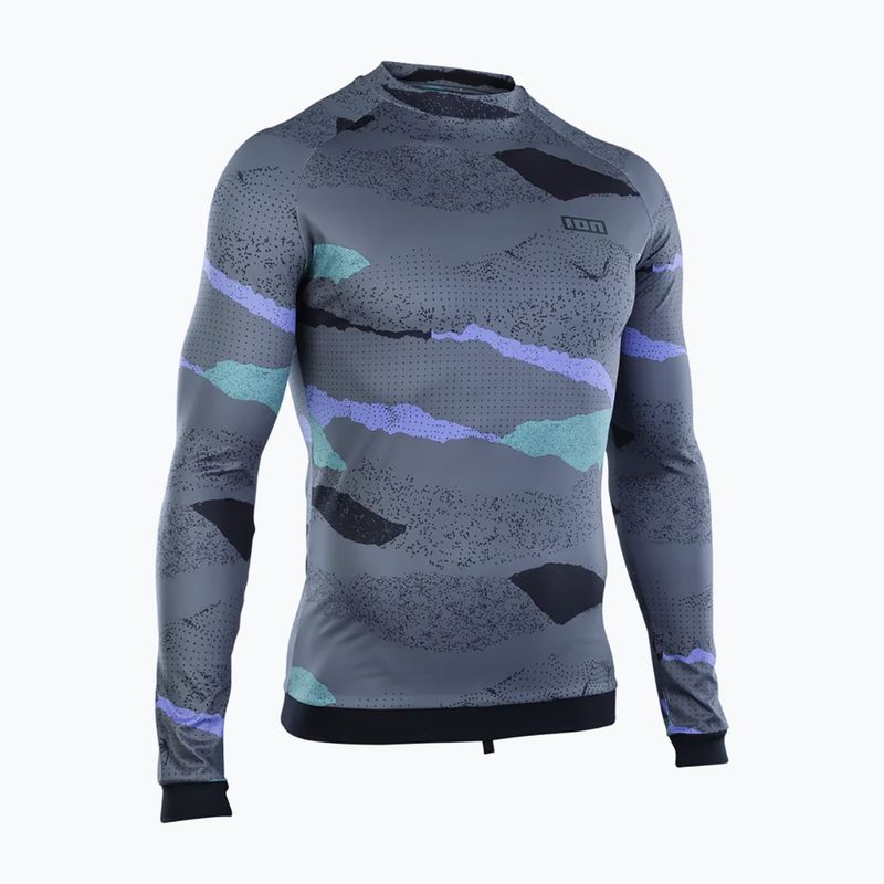 Лонгслів для плавання чоловічий ION Lycra Maze dark collage 2
