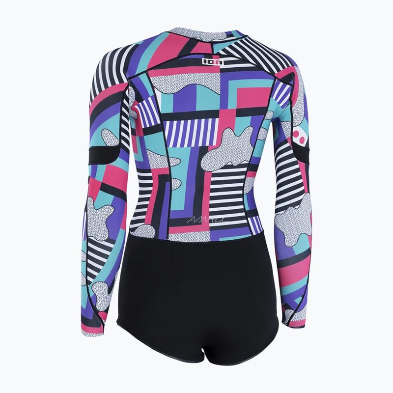 Гідрокостюм жіночий ION Amaze Hot Shorty 1.5 Front Zip capsule statement 3