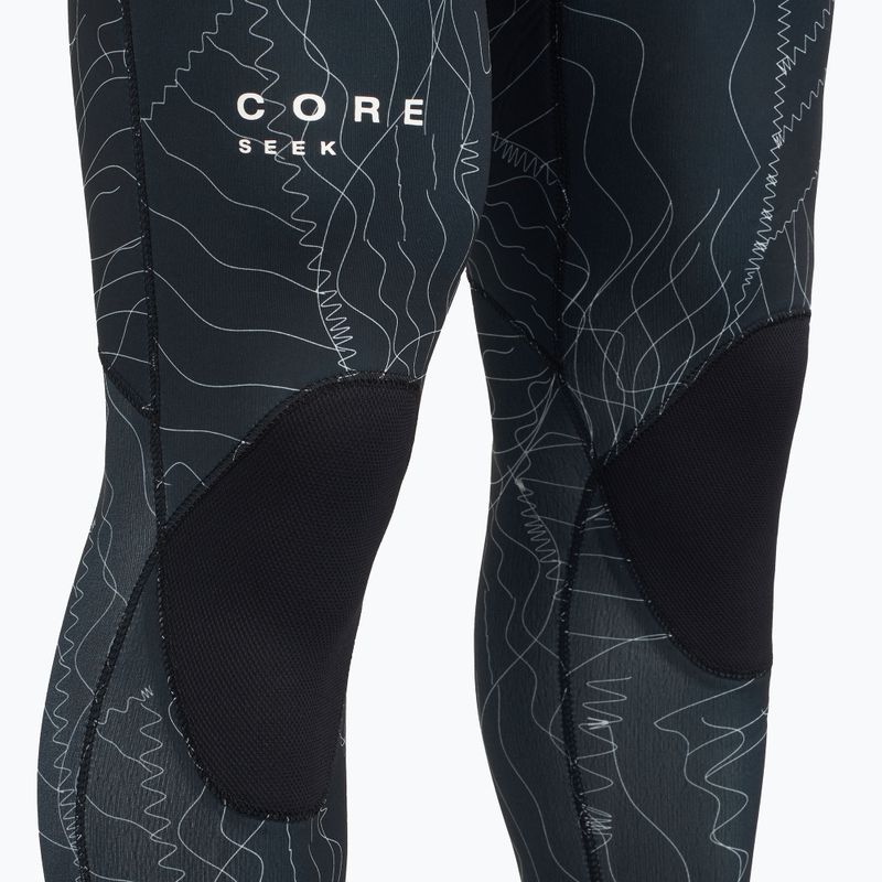Гідрокостюм чоловічий ION Seek Core 3/2 мм Front Zip distorted black 6