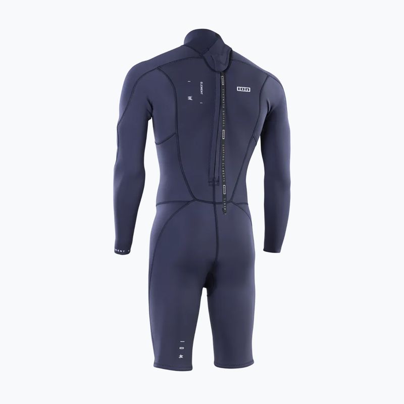 Гідрокостюм чоловічий ION Element 2/2 mm Shorty Back Zip blue nights 2