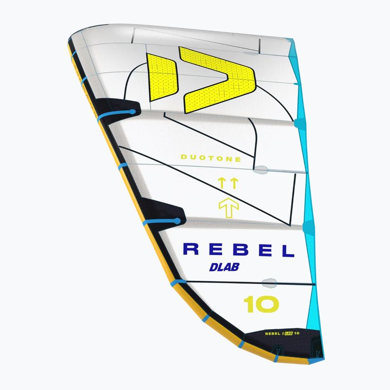 Повітряний змій для кайтсерфінгу DUOTONE Rebel D/Lab 2025 light grey/lime 3