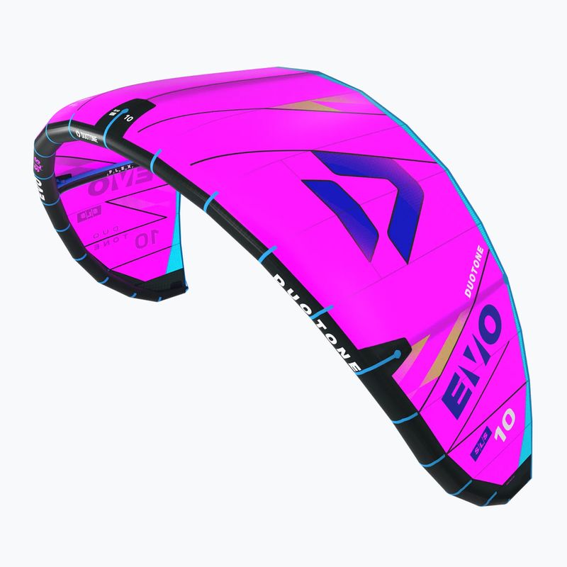 Повітряний змій для кайтсерфінгу DUOTONE Evo SLS 2025 pink/blue 2