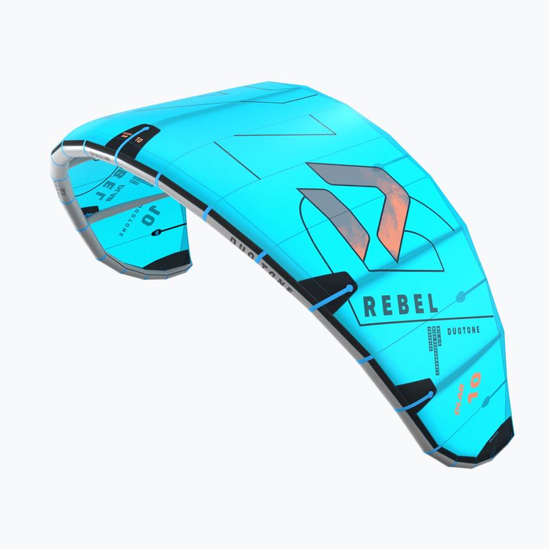 Повітряний змій для кайтсерфінгу Duotone Rebel D/LAB Turquoise/Grey 2