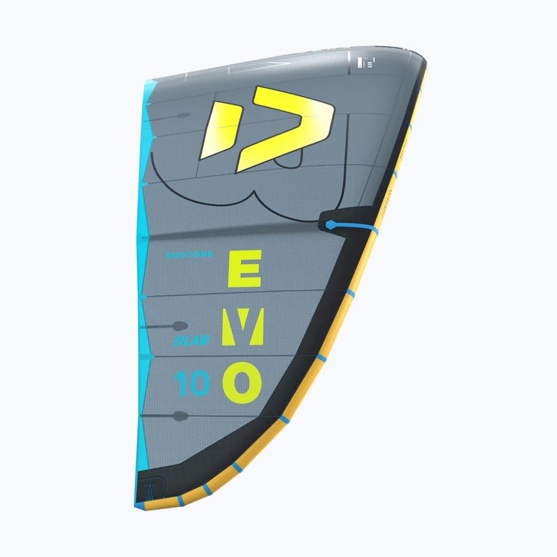 Повітряний змій для кайтсерфінгу Duotone Evo D/LAB dark grey/lime 3
