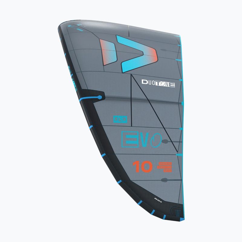 Повітряний змій для кайтсерфінгу Duotone Evo SLS dark grey/turquoise 3