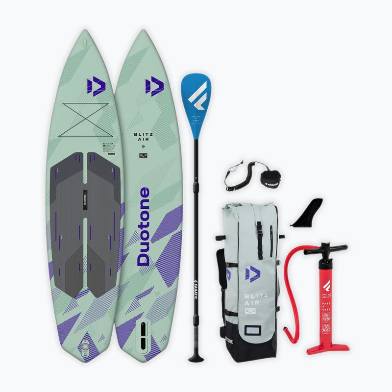 Набір дошка SUP надувна DUOTONE iSUP Package Blitz Air SLS pale green