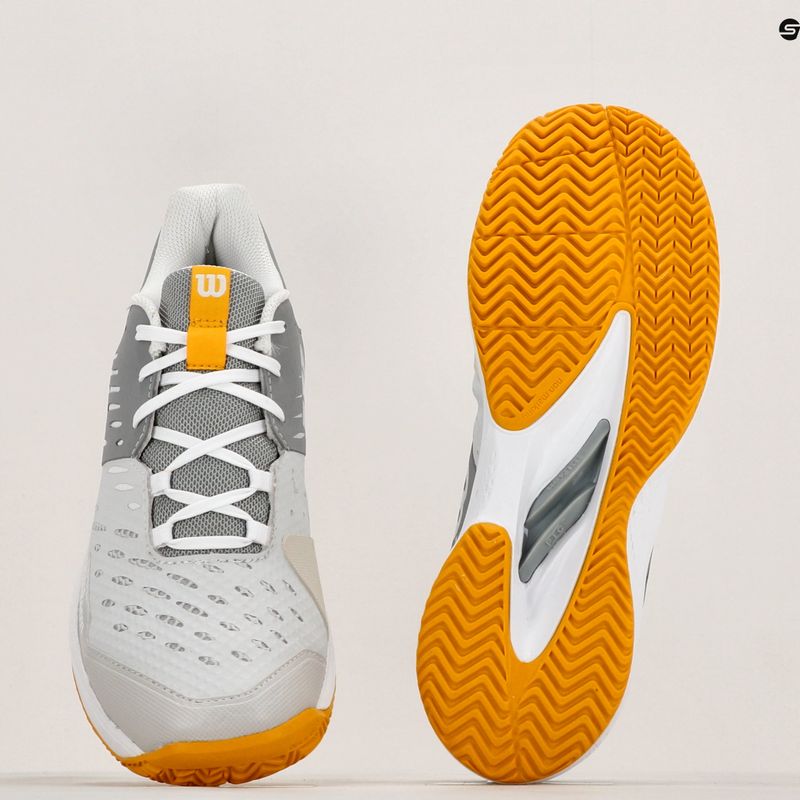 Кросівкі тенісні чоловічі Wilson Kaos Comp 3.0 lunarrock/griffin/oldgold 9