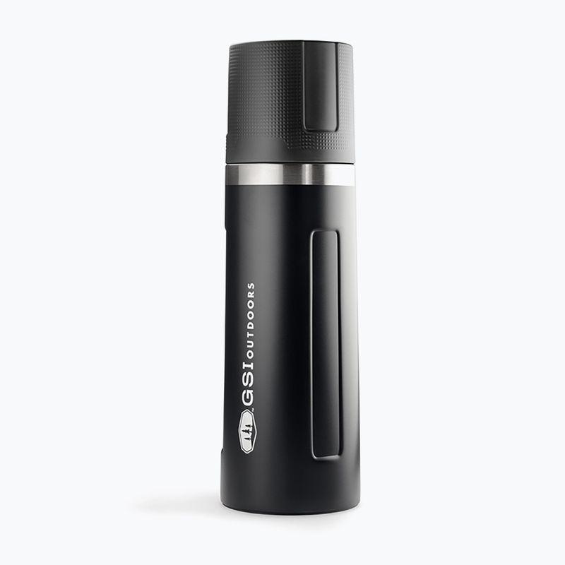 Термос GSI Outdoors Glacier Stainless Vacuum Bottle 1 l чорний 67475