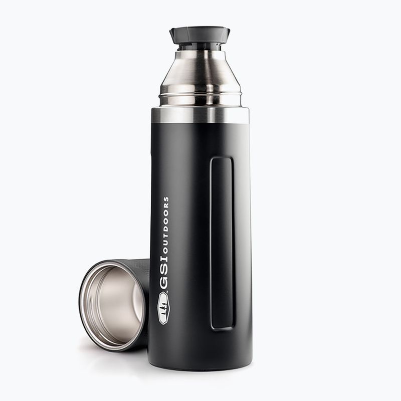 Термос GSI Outdoors Glacier Stainless Vacuum Bottle 1 l чорний 67475 2
