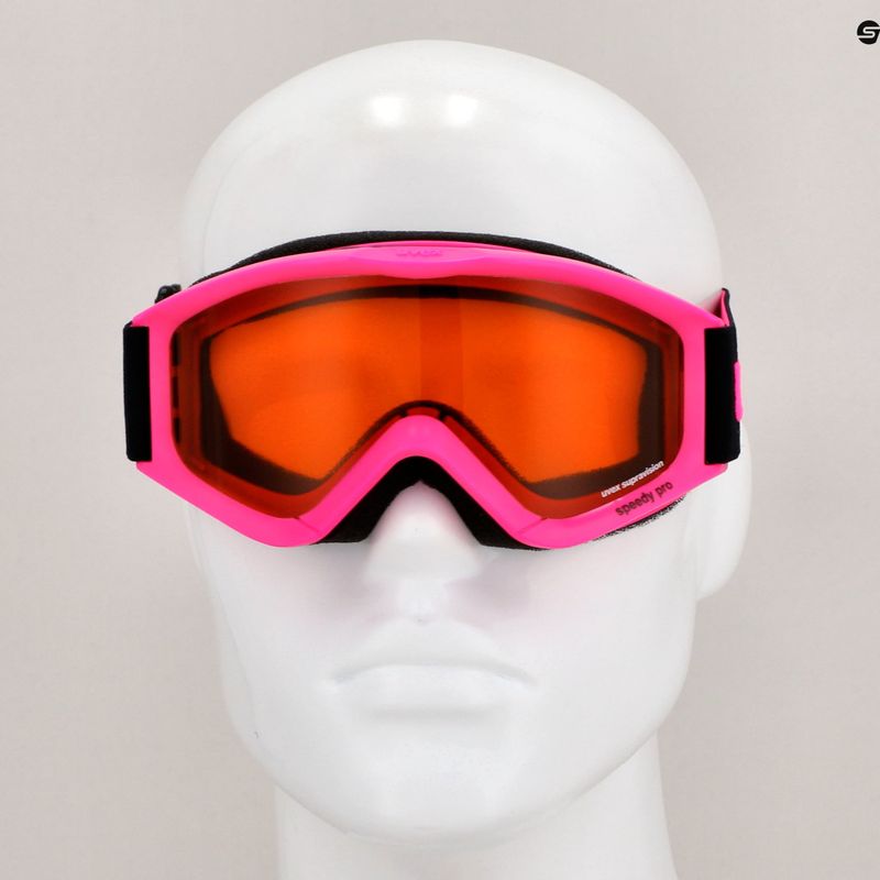 Маска лижна дитяча UVEX Speedy Pro pink/lasergold 55/3/819/90 7