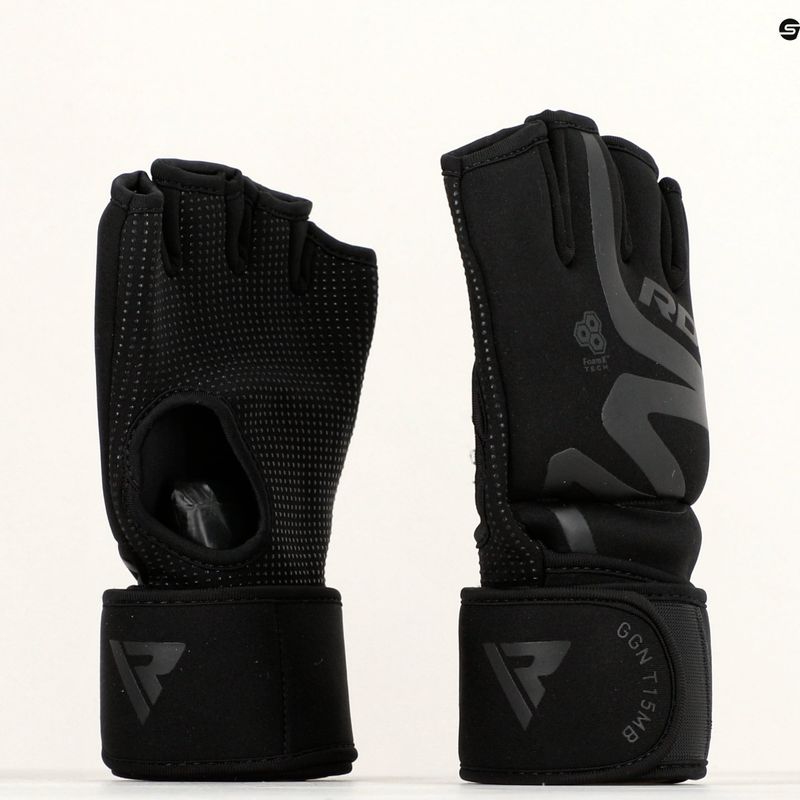 Рукавиці грепплінгові do MMA RDX Grappling Glove Neoprane T15 чорні GGN-T15MB-S 11