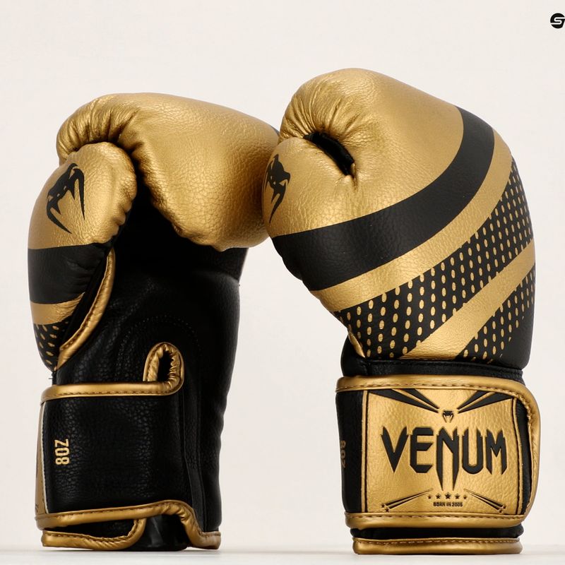 Рукавиці боксерські Venum Lightning Boxing гold/black 7