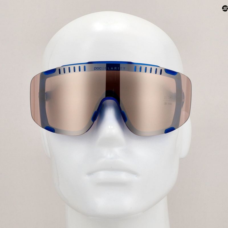 Окуляри велосипедні POC Devour opal blue translucent/clarity trail silver 8